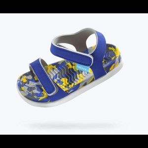 NEW Native Charley Blue Toddler Sandals size C8